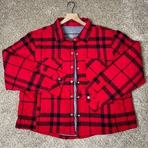NWOT Dutch Harbor Gear Buffalo Plaid Jacket size 2XL